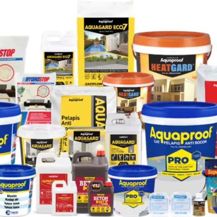 Construction chemical products arranged for building applications